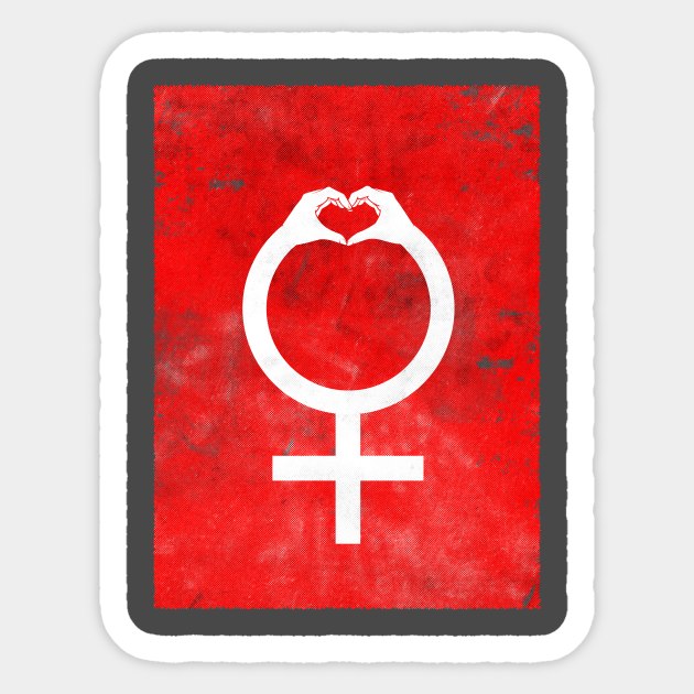 love for women Sticker by grdibnz